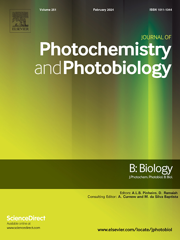 Go to journal home page - Journal of Photochemistry and Photobiology B: Biology